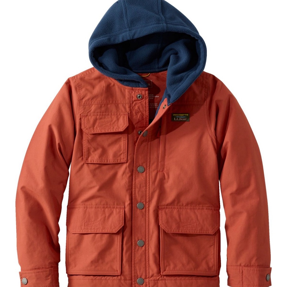 NWT L.L. Bean Mountain Classic Water-Resistant Shirt Jacket, Kids 6x/7